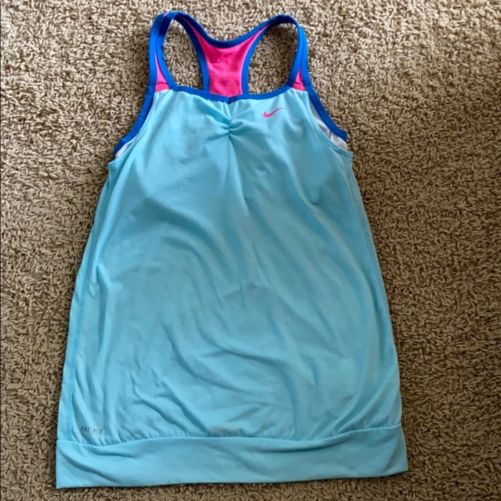 Girls Nike Tank with Built-in Sports Bra